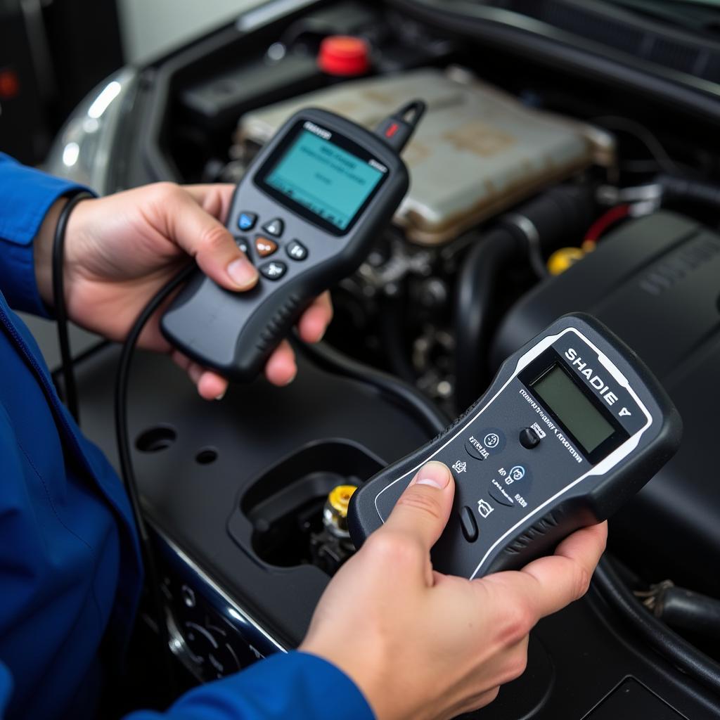 Diagnosing with OBD-II Scanner