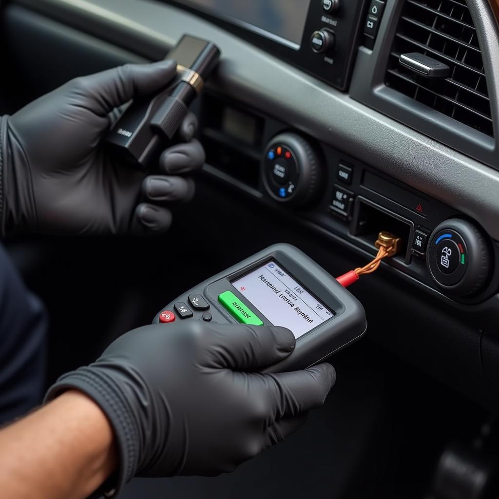 Using an OBD-II Scanner to Diagnose a 2016 Toyota Highlander LE Plus