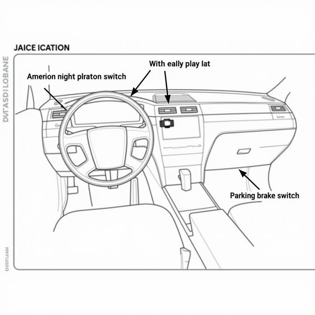 Lincoln LS Parking Brake Switch Location