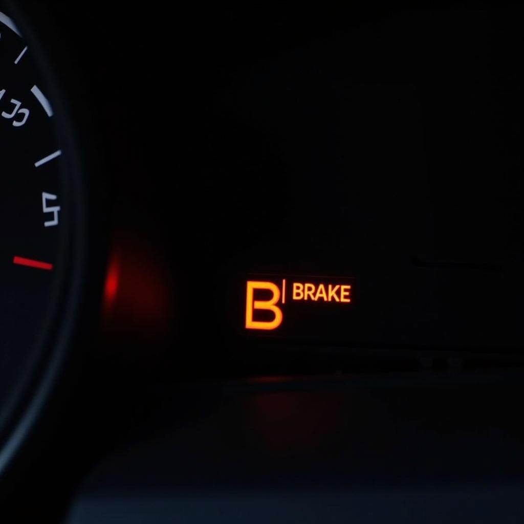 Passat B5.5 Dashboard with Brake Pad Warning Light