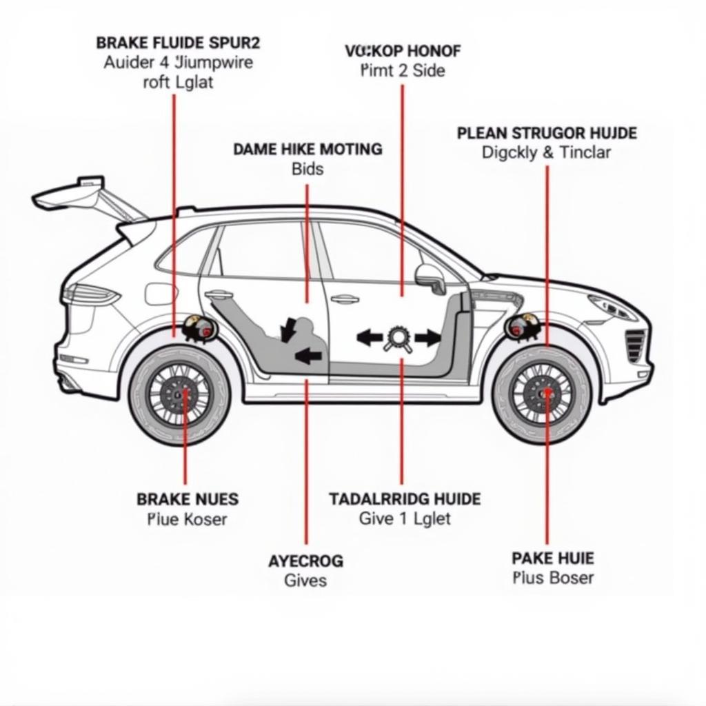 Porsche Cayenne Brake System Components