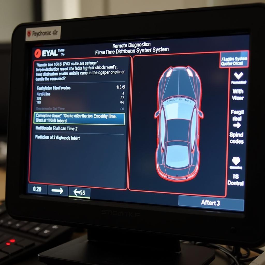 Porsche Remote Diagnostics Software Interface