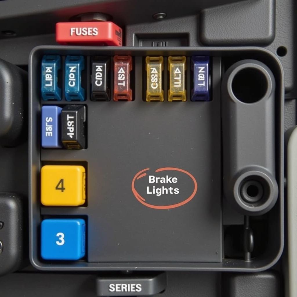 Toyota Prius brake light fuse box