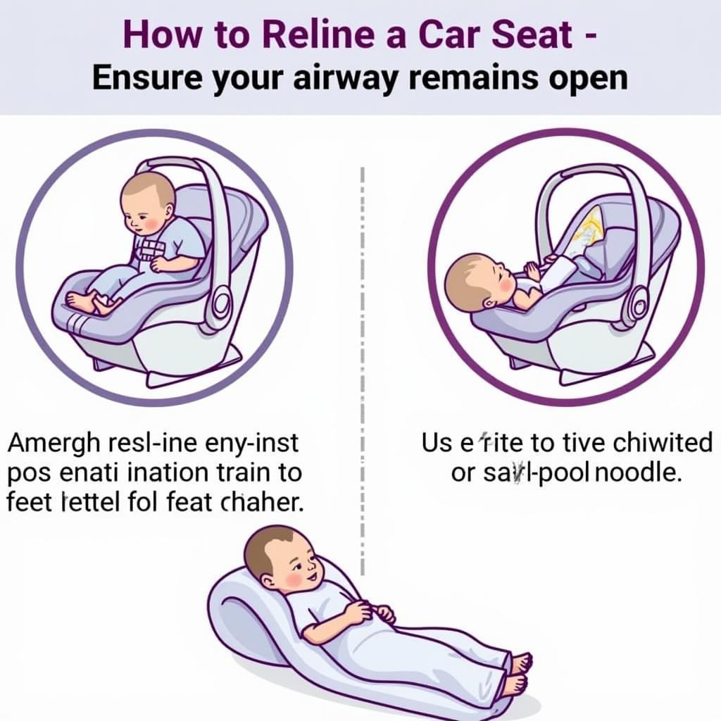 Reclining a Car Seat for Infant Safety