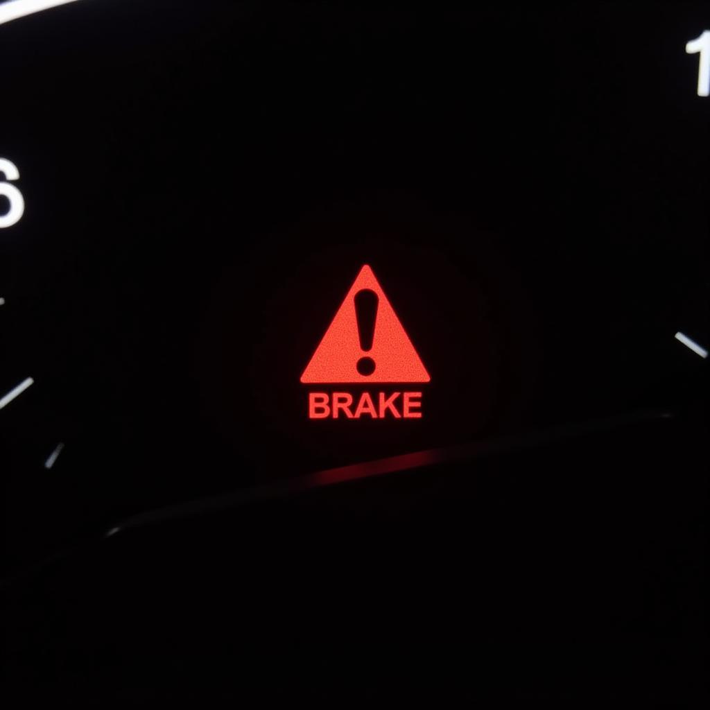 BMW Red Brake Warning Light