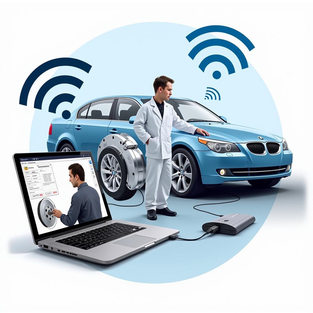 Remote Diagnostics for BMW E90 Brake System 