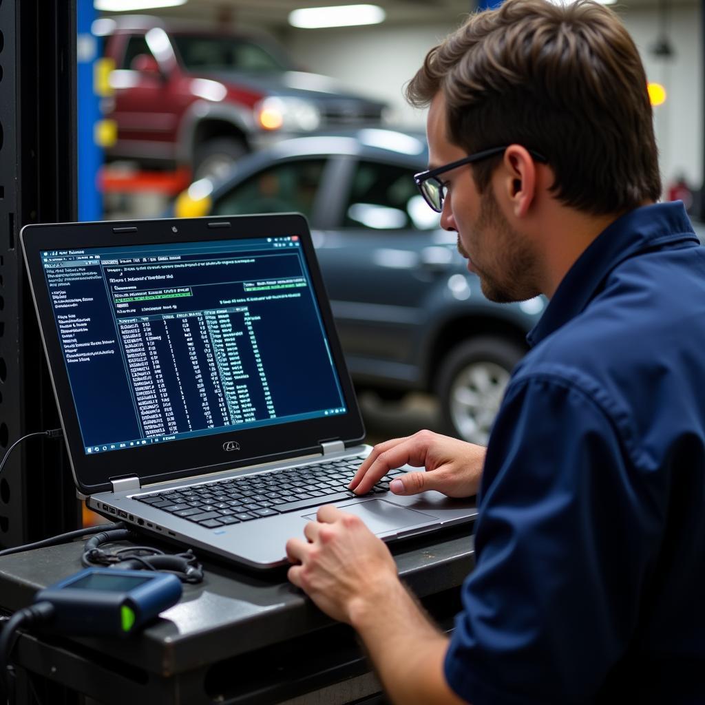 Remote diagnostics on a 1999 Lexus RX300 using a laptop