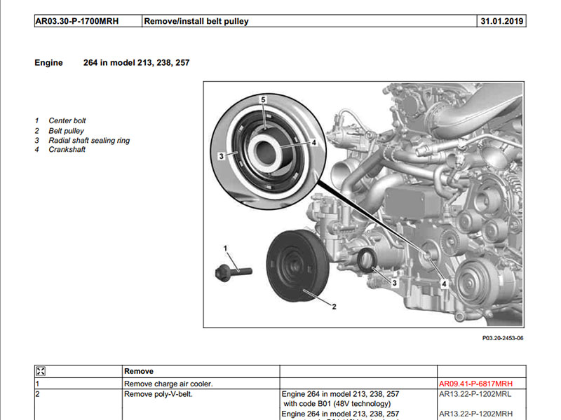 Remove/Install Belt Pully