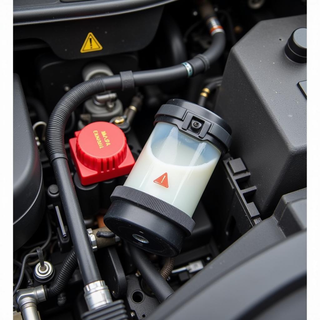 Checking Renault Megane Brake Fluid Reservoir