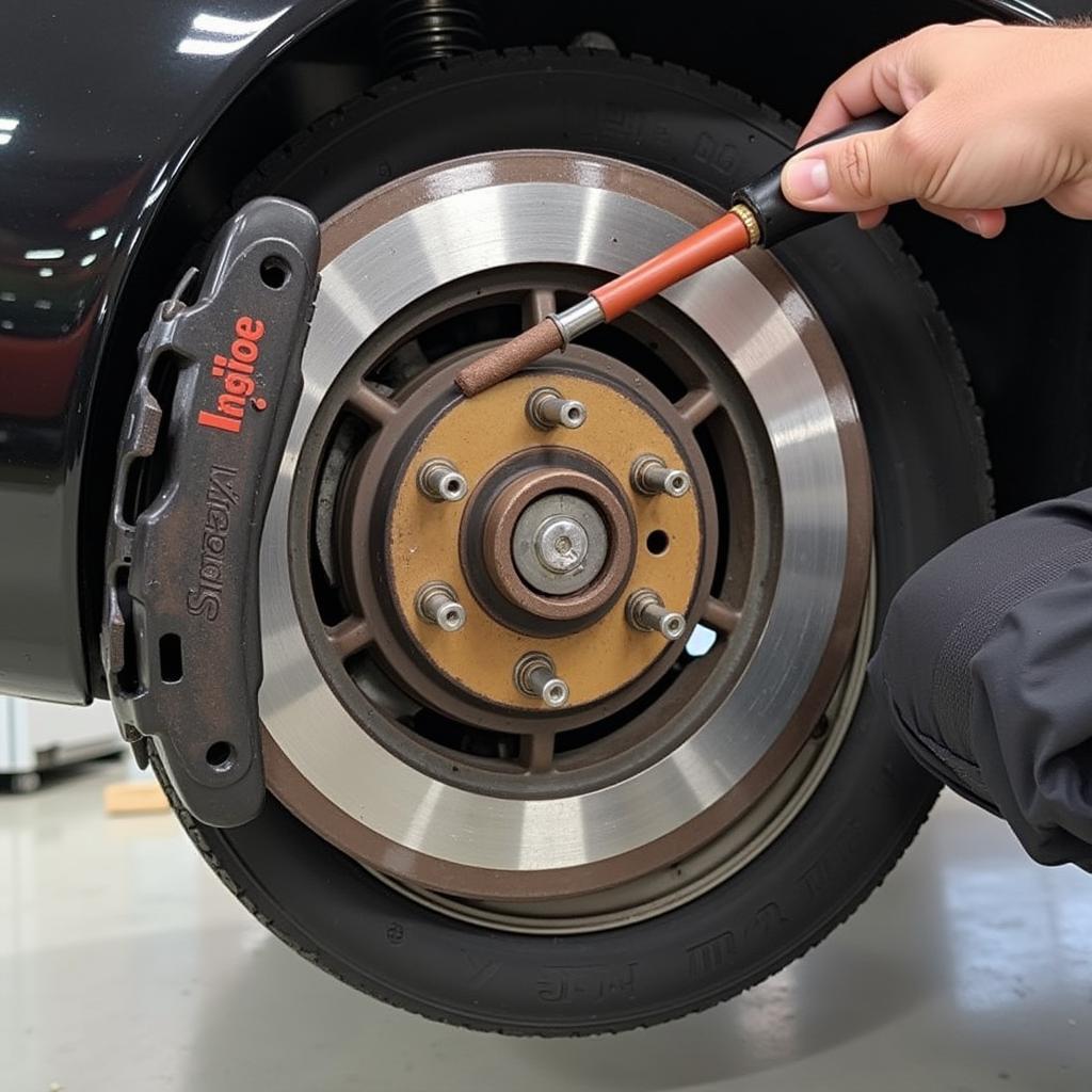 Replacing Jaguar X Type Brake Pads