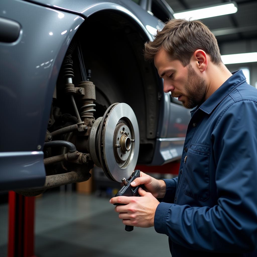 Professional Saab 9-5 Brake Inspection