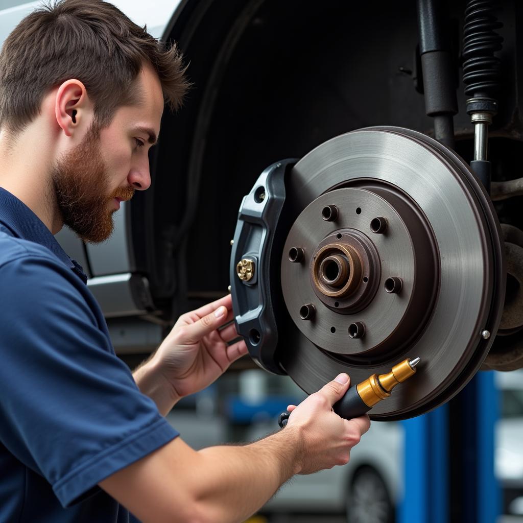 Saturn Outlook Brake System Inspection