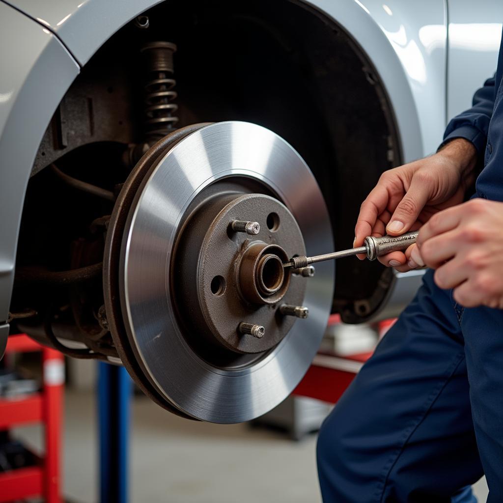 Seat Alhambra Brake Pad Inspection