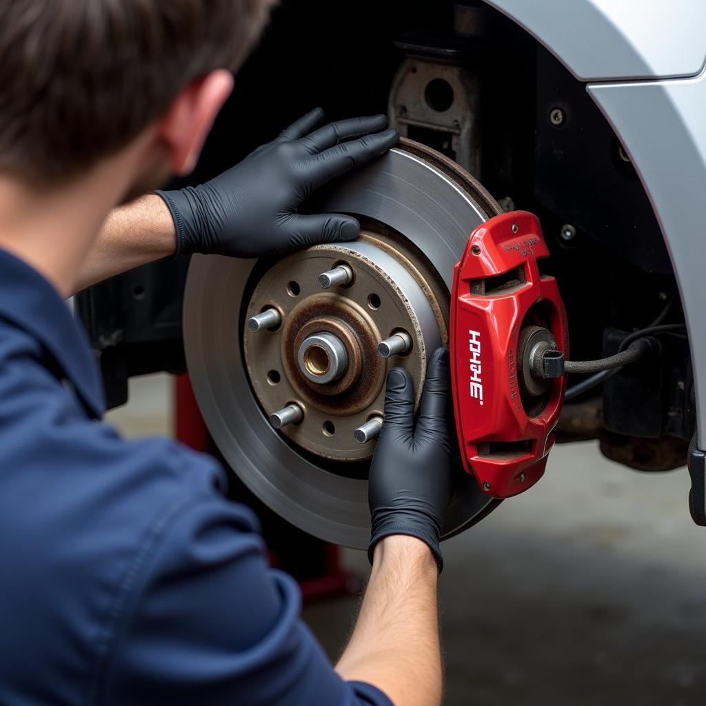 Replacing Brake Pads on a Seat Alhambra