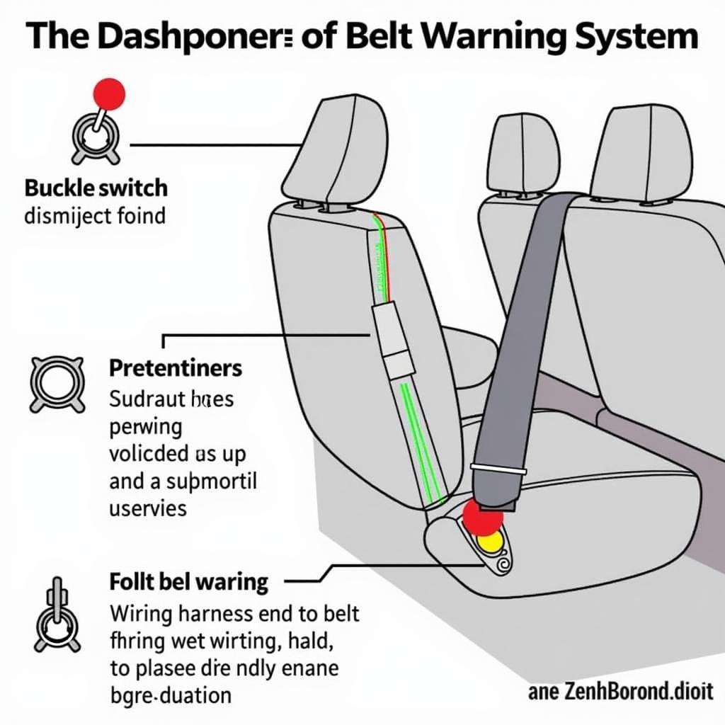 Car Seat Belt System Components