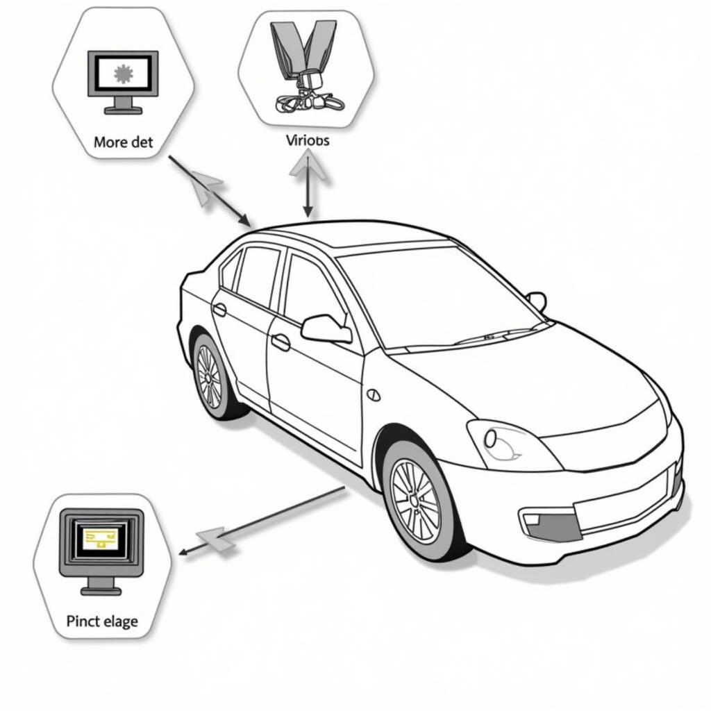 Car Seat Belt Warning System Components