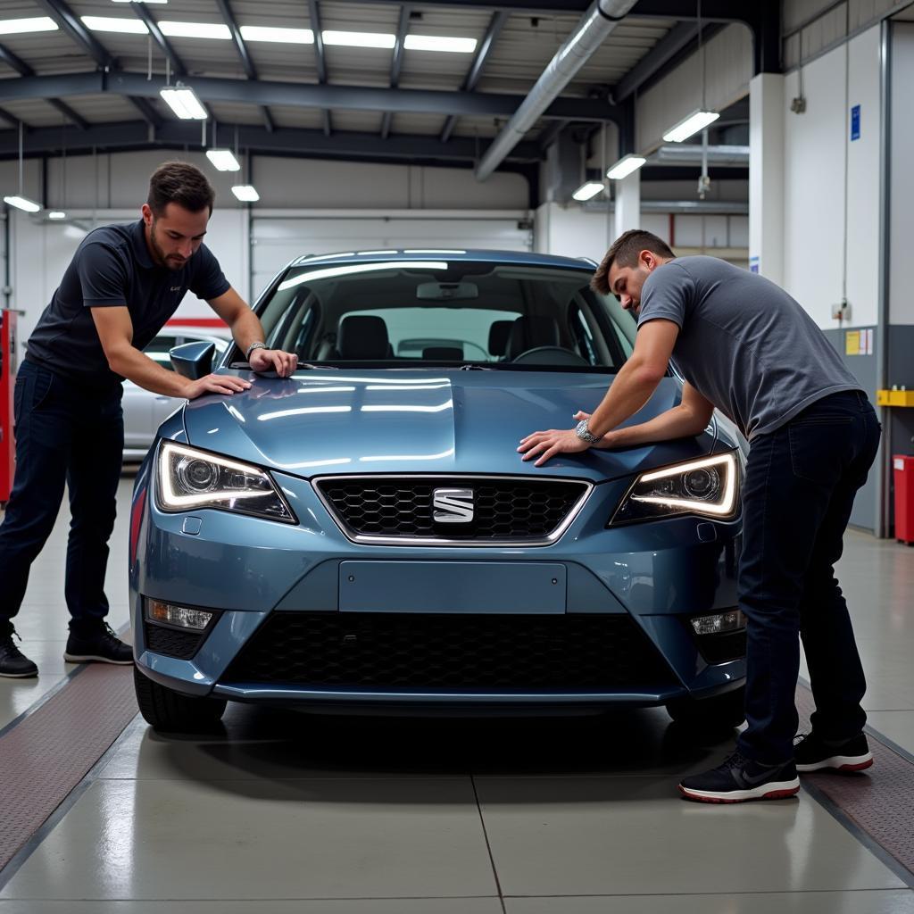 Seat Cordoba Undergoing Service