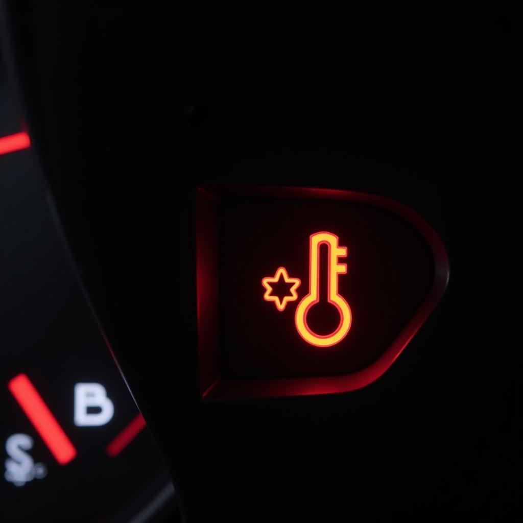 Seat Engine Temperature Warning Light