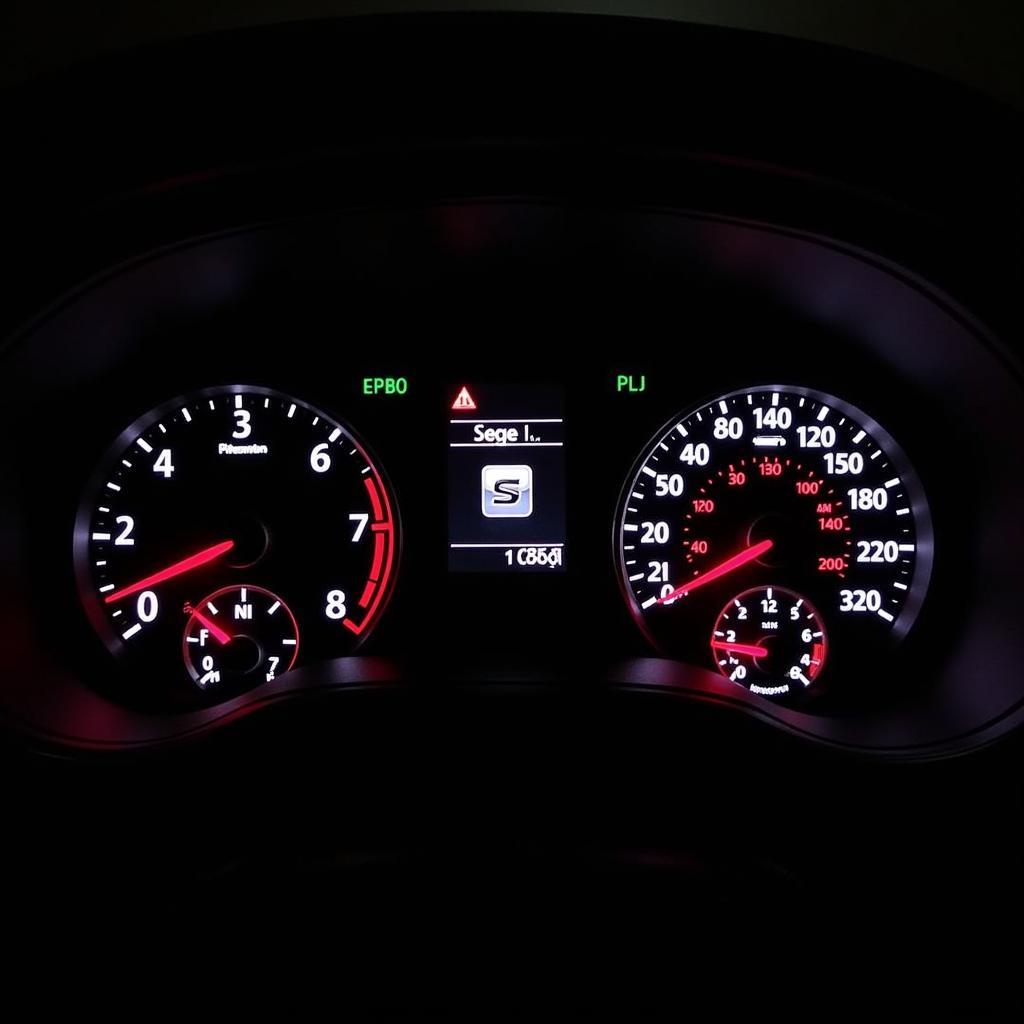 Seat Exeo Dashboard Warning Lights