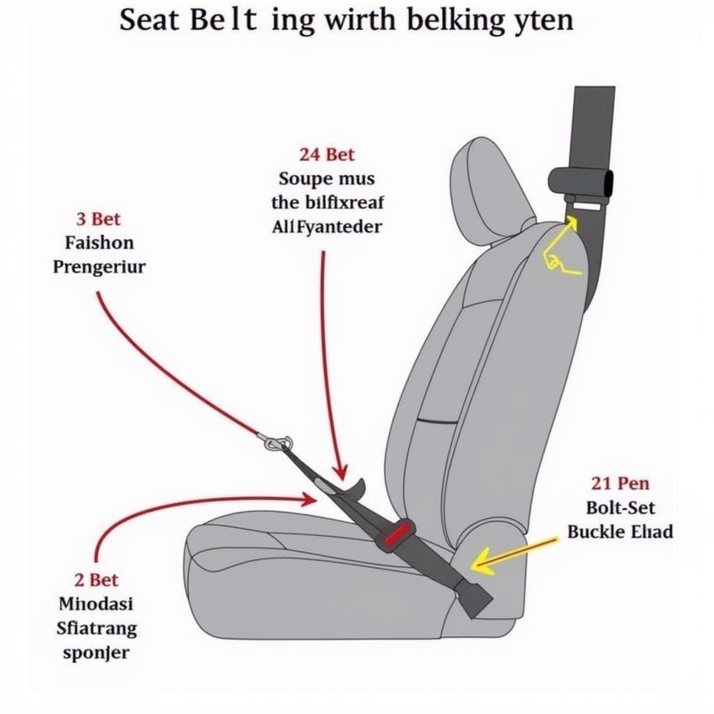 Seat Ibiza Seat Belt Warning System Components