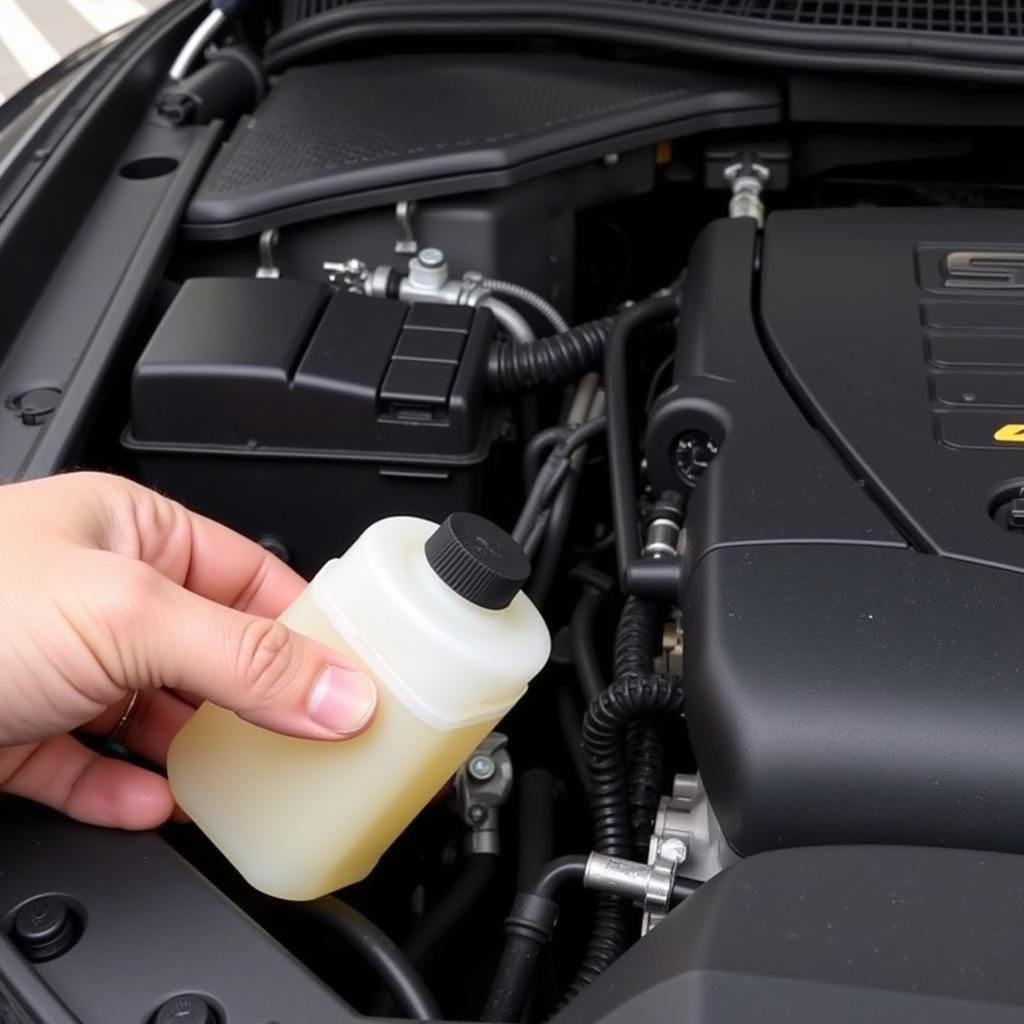 Checking Brake Fluid in a Seat Leon 08