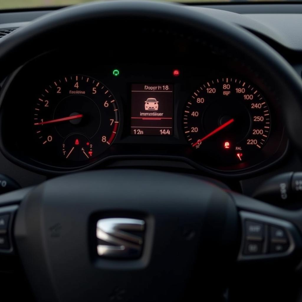 Seat Leon Immobiliser Warning Light on Dashboard