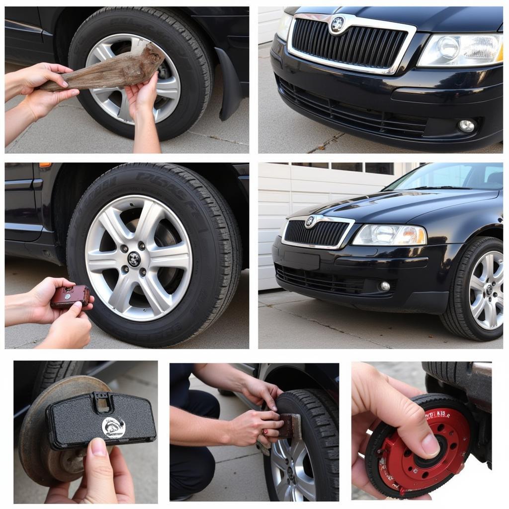 Replacing Brake Pads on a Skoda Octavia