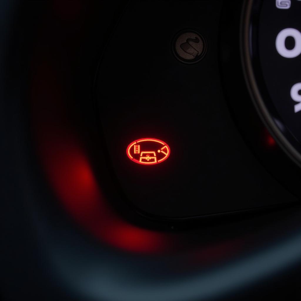 Subaru Brake Warning Light Illuminated on Dashboard