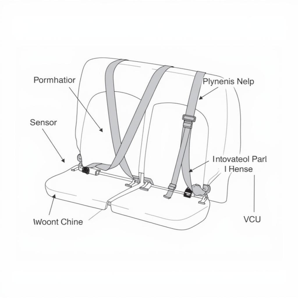 Subaru Seat Belt Warning System Components