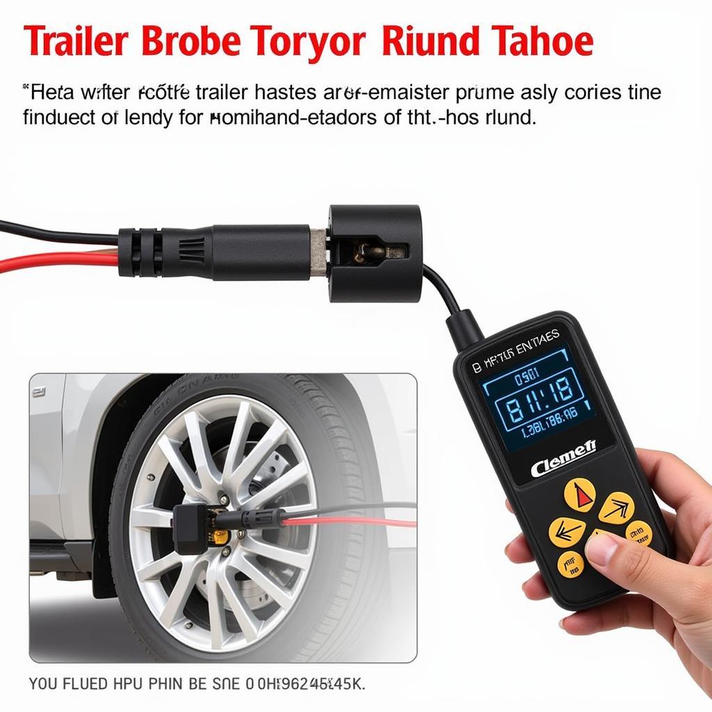 Testing the Trailer Brake Controller on a 2016 Tahoe