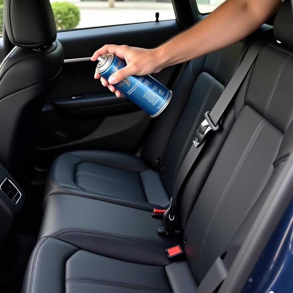 Cleaning a Tesla Seat Belt Buckle