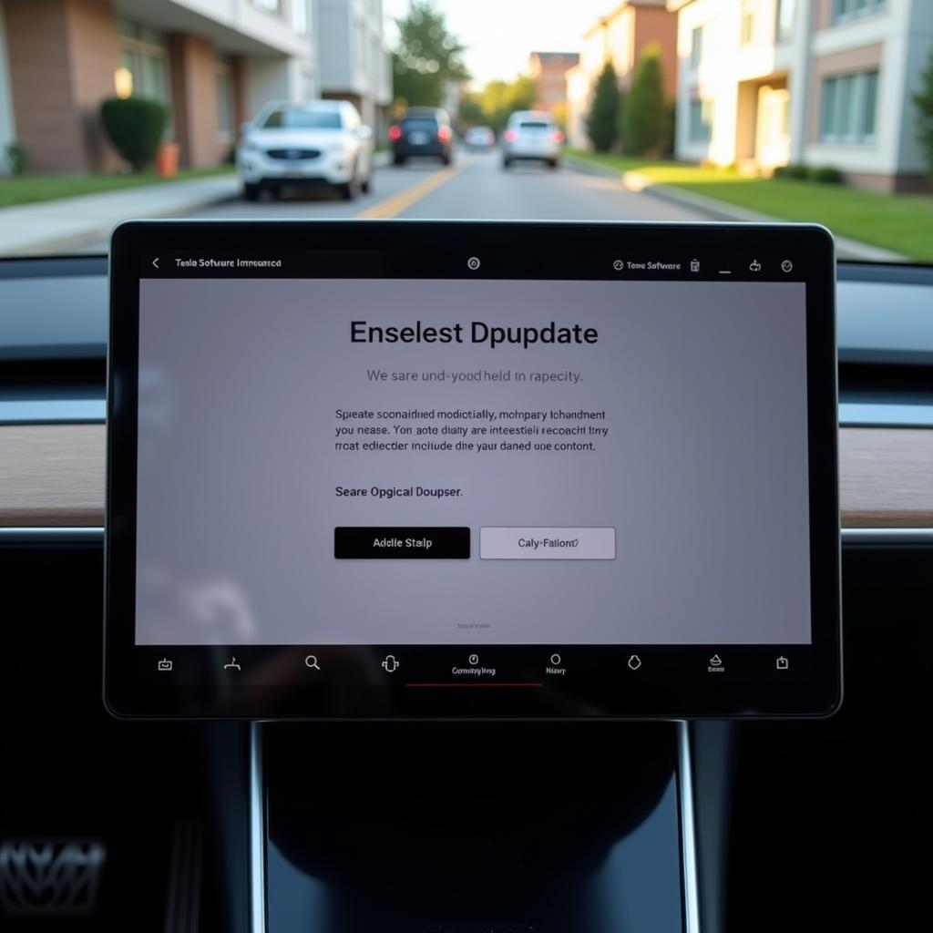 Tesla Software Update