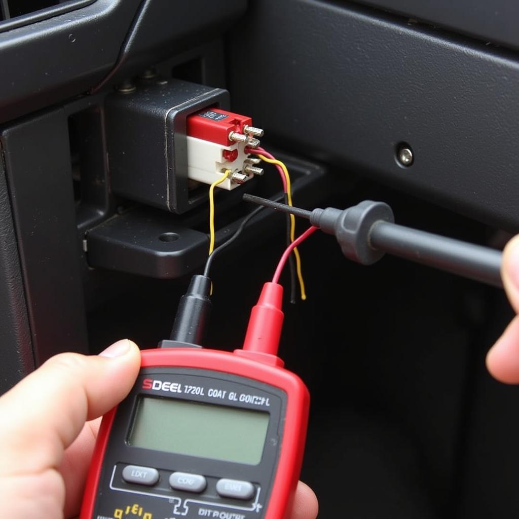 Testing a Brake Light Switch with a Multimeter