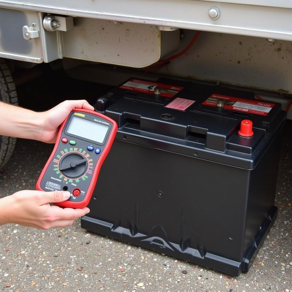 Testing Trailer Battery Voltage