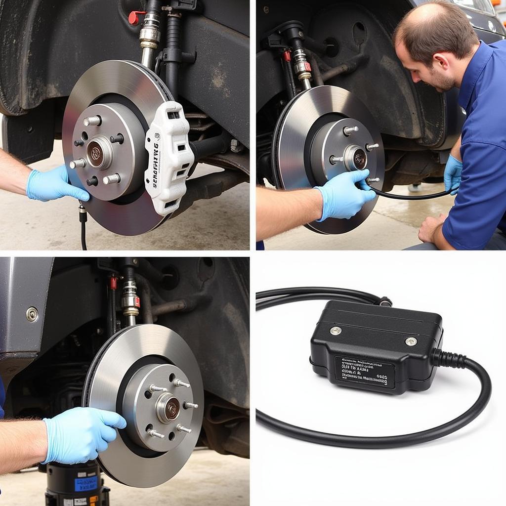 Inspecting Toyota Highlander Brake System Components