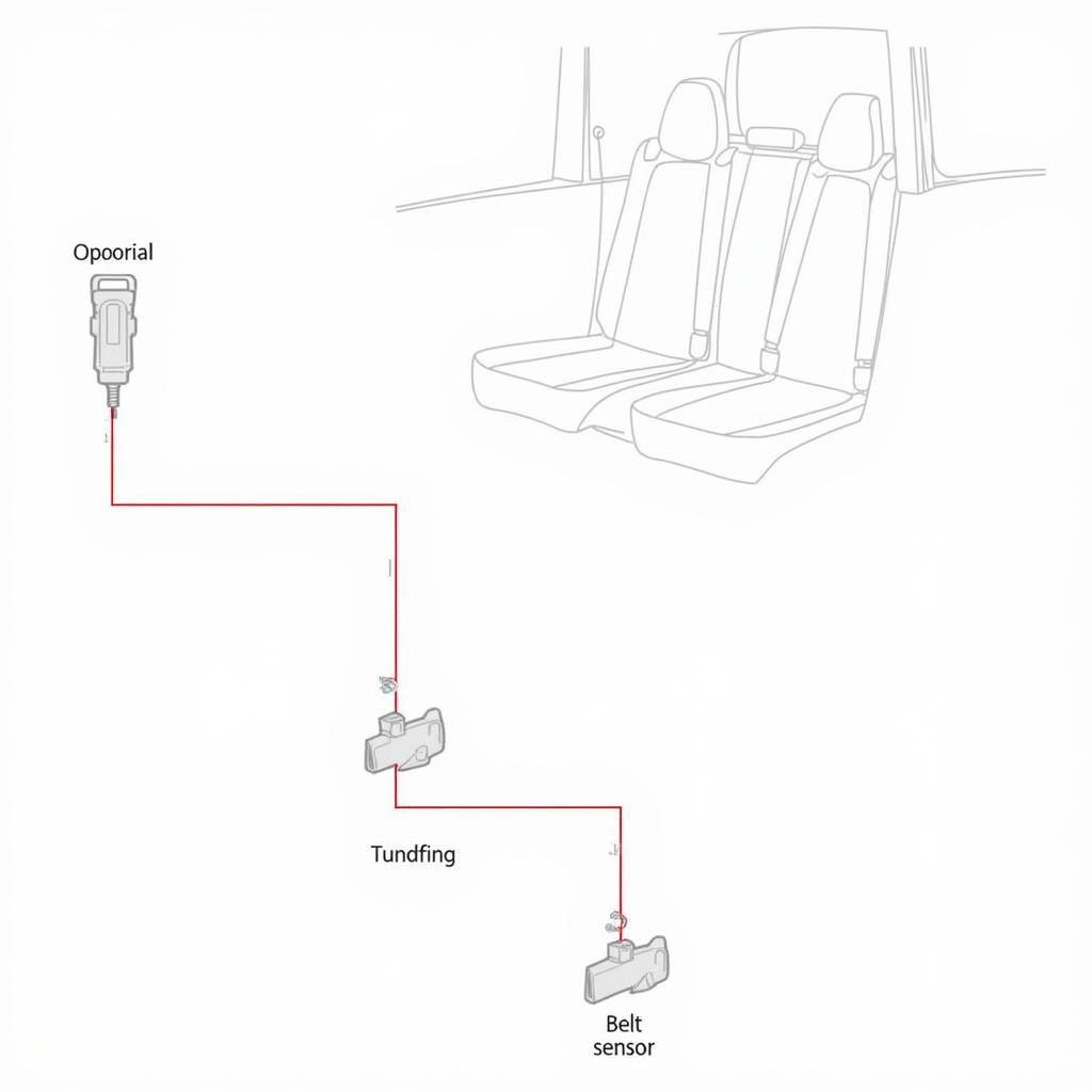 Wiring Diagram for a Toyota Seat Belt System