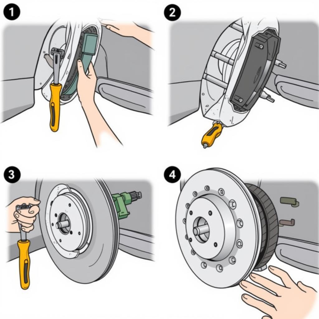 Replacing Toyota Yaris Brake Pads