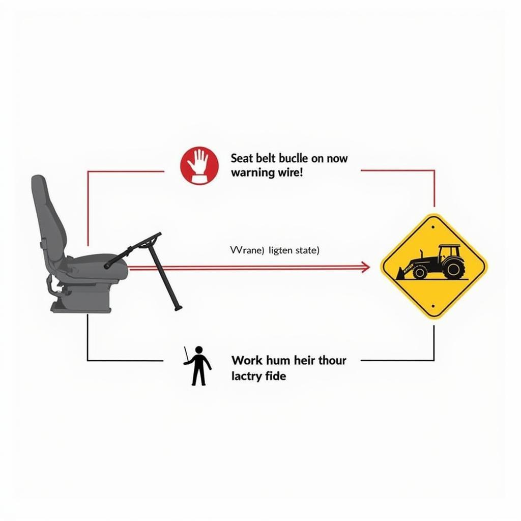 Tractor Seat Belt Buckle and Wiring Diagram