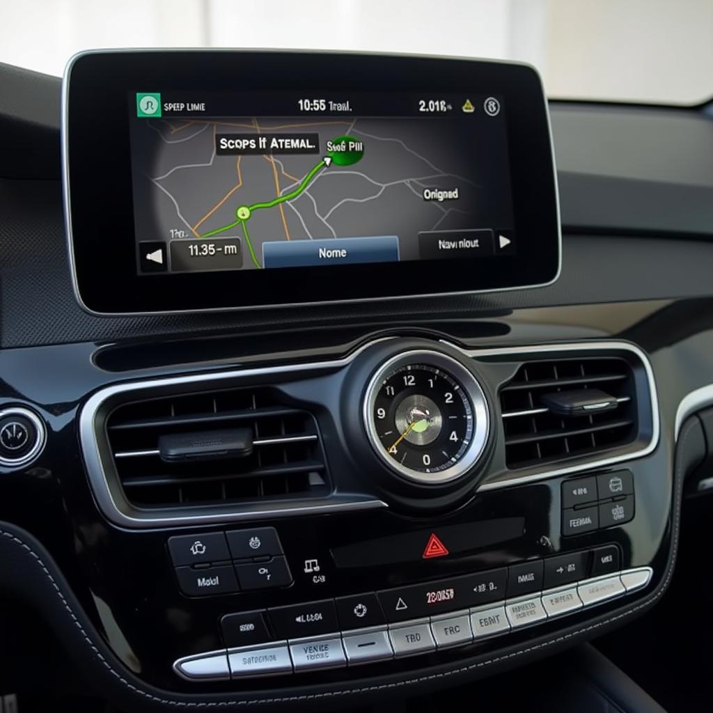 Traffic Sign Assist Integrated with Navigation in Mercedes