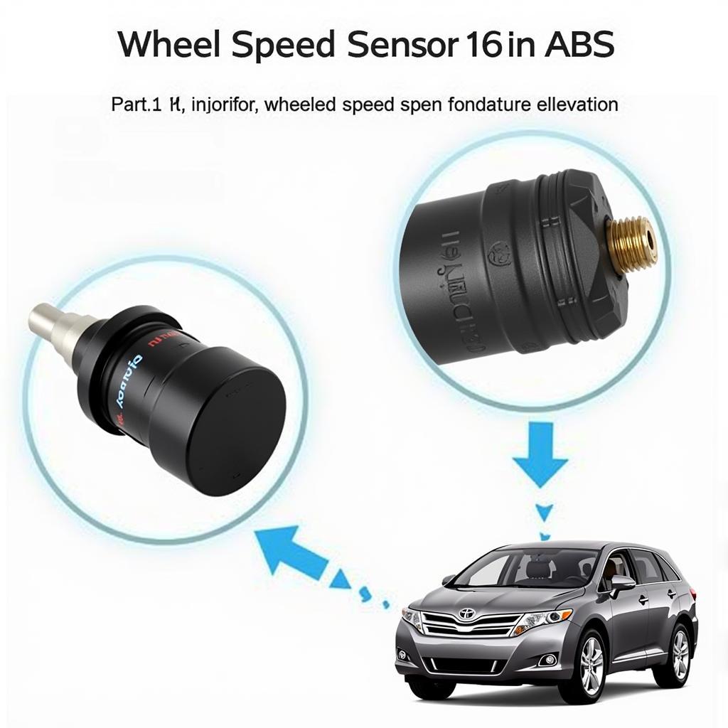 Toyota Venza ABS Wheel Speed Sensor