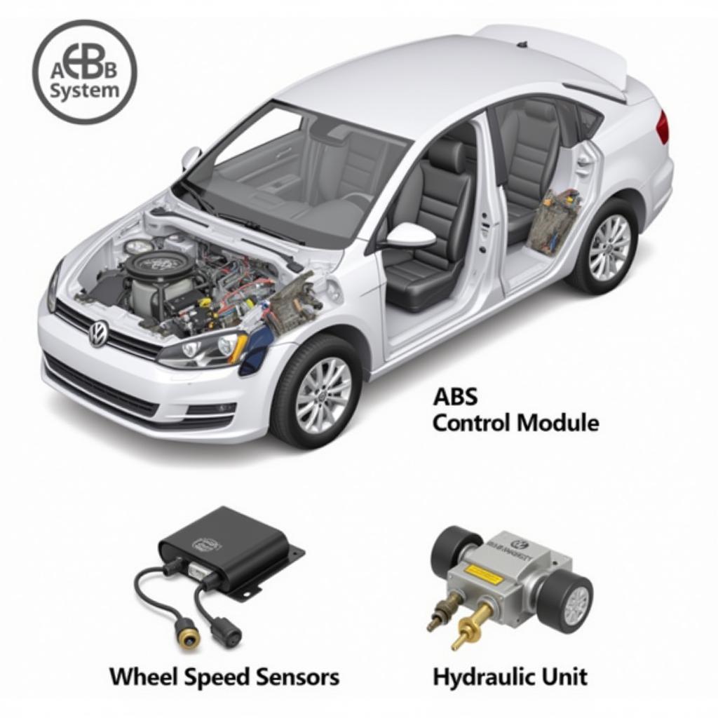 Volkswagen ABS System Illustration