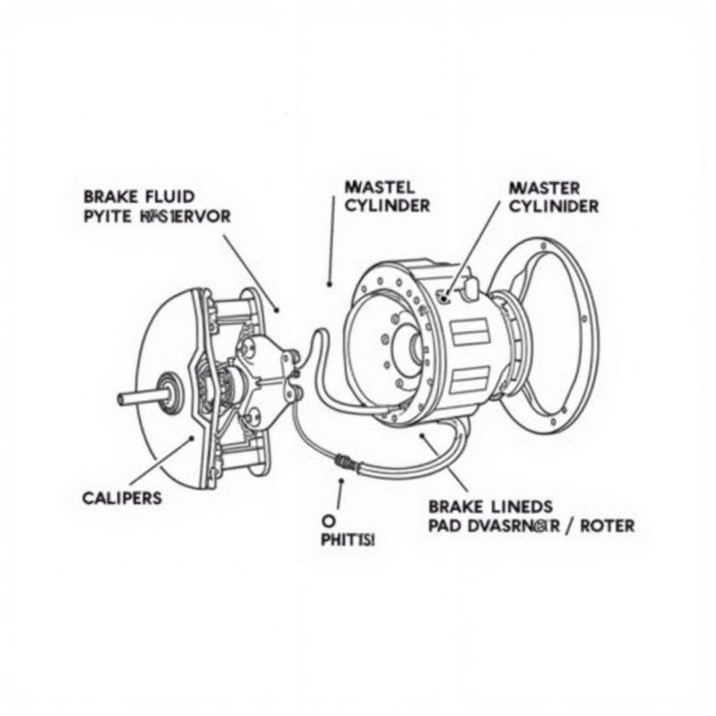 Components of a Volkswagen Brake System