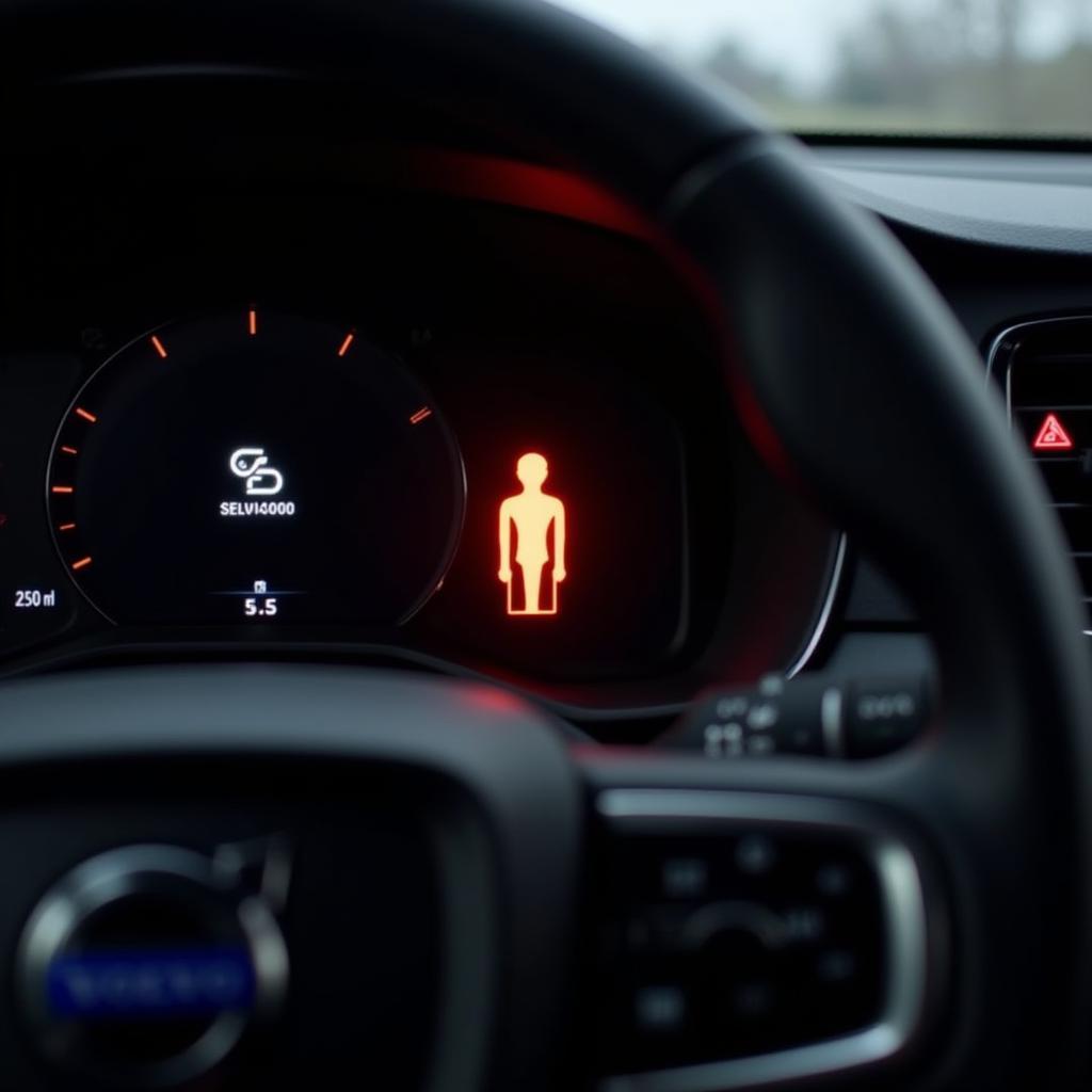 Volvo Seat Belt Warning Light on Dashboard