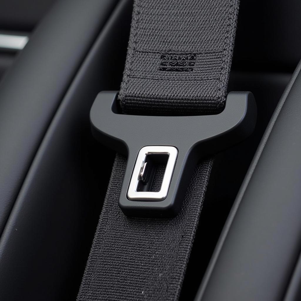  Close-up of 2018 Volvo XC60 Seat Belt Buckle