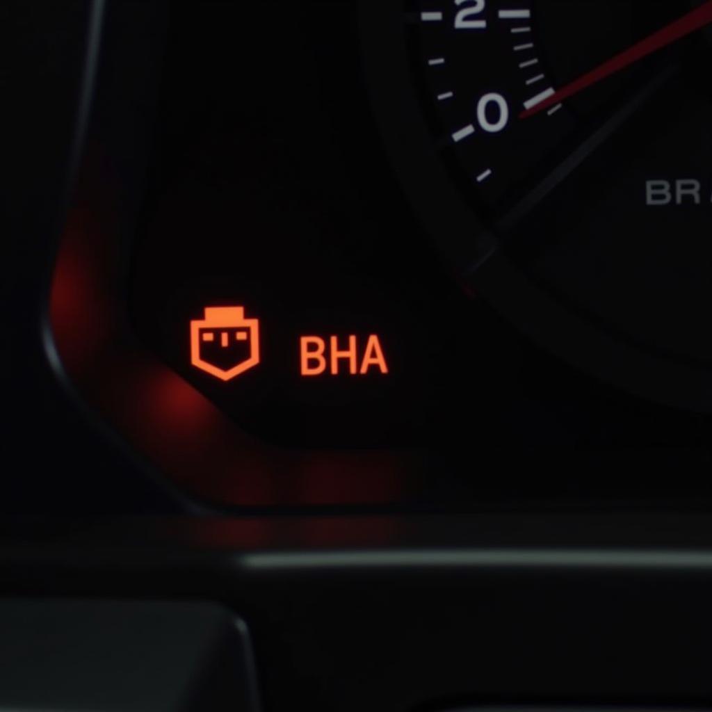 Volvo XC90 Dashboard Displaying Brake Warning Light