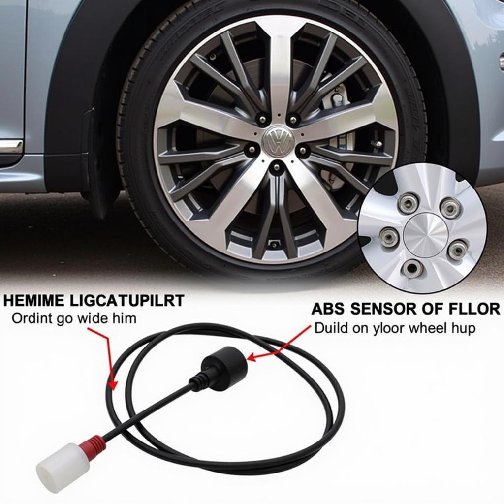 VW Beetle ABS Sensor Location 