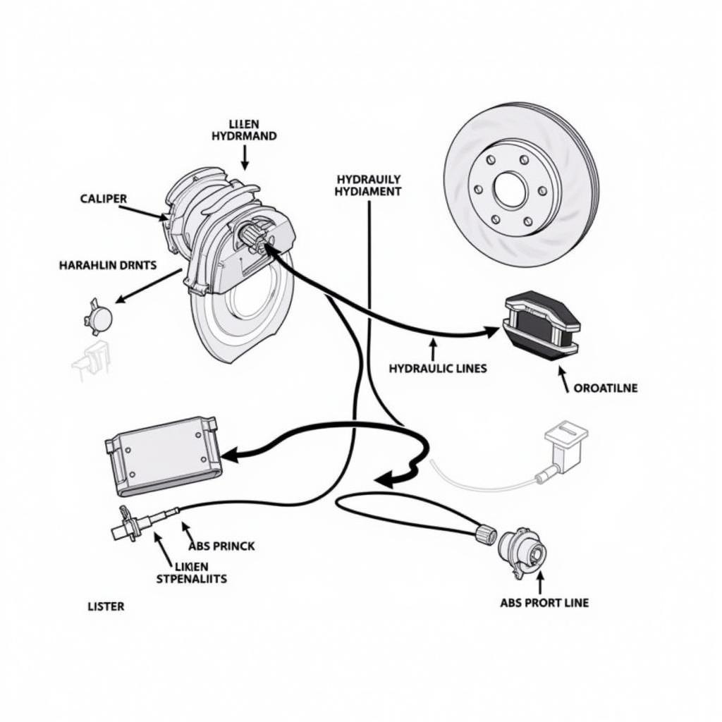 VW Passat Brake System Diagram