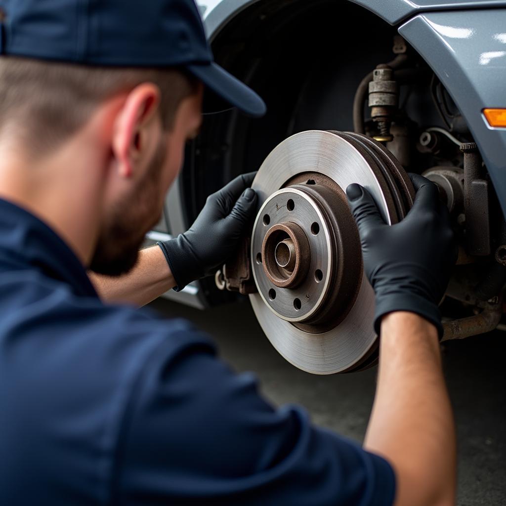 W211 Brake System Inspection