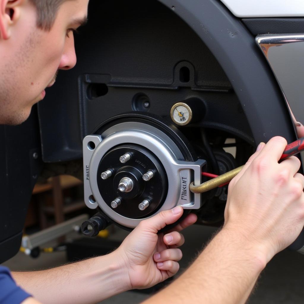 Inspecting a Warn Belleview Winch Brake