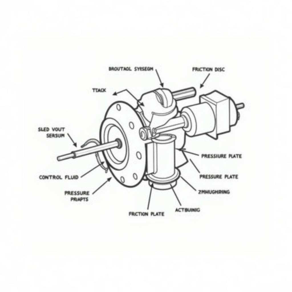 Warner Blade Brake Clutch Components Diagram